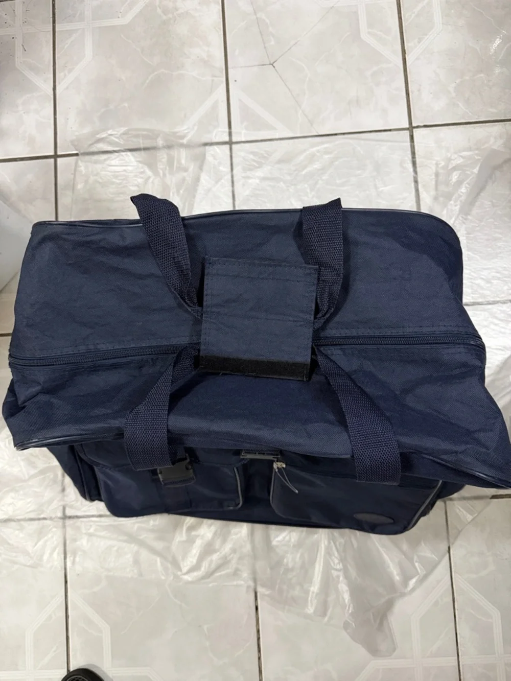 Men's Travel Duffel Bag - Navy Blue